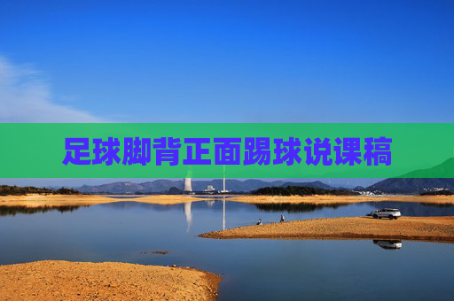 足球脚背正面踢球说课稿