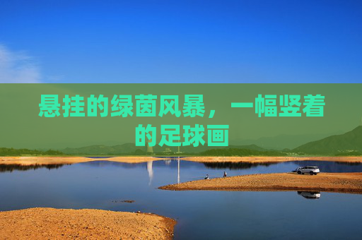 悬挂的绿茵风暴，一幅竖着的足球画