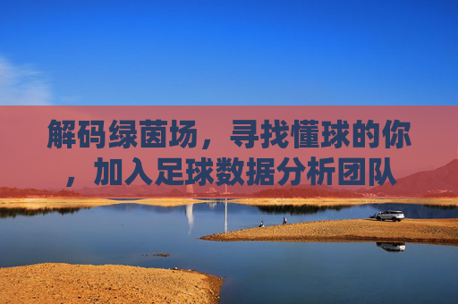 解码绿茵场,寻找懂球的你,加入足球数据分析团队