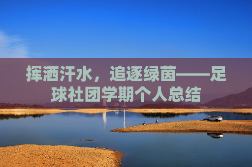 挥洒汗水,追逐绿茵——足球社团学期个人总结