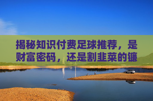 揭秘知识付费足球推荐,是财富密码,还是割韭菜的镰刀?