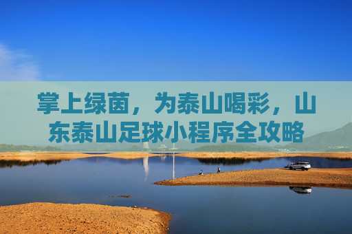 掌上绿茵,为泰山喝彩,山东泰山足球小程序全攻略