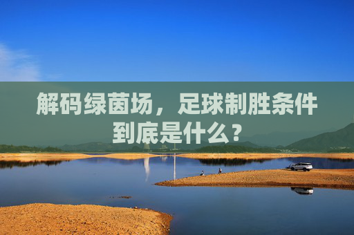 解码绿茵场,足球制胜条件到底是什么?