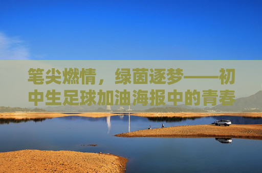 笔尖燃情,绿茵逐梦——初中生足球加油海报中的青春呐喊