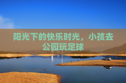阳光下的快乐时光，小孩去公园玩足球