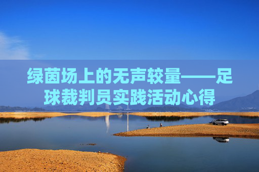 绿茵场上的无声较量——足球裁判员实践活动心得