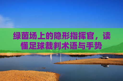绿茵场上的隐形指挥官，读懂足球裁判术语与手势