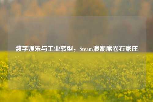 数字娱乐与工业转型，Steam浪潮席卷石家庄