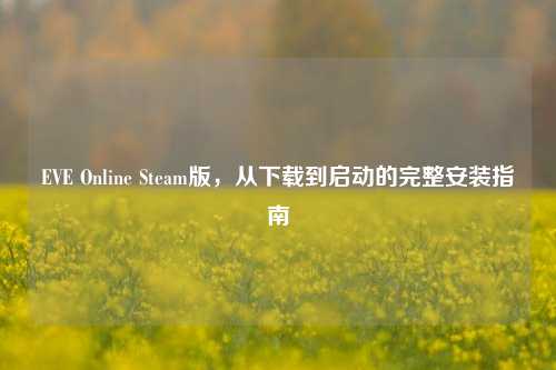 EVE Online Steam版，从下载到启动的完整安装指南