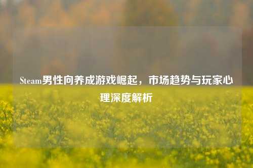 Steam男性向养成游戏崛起，市场趋势与玩家心理深度解析