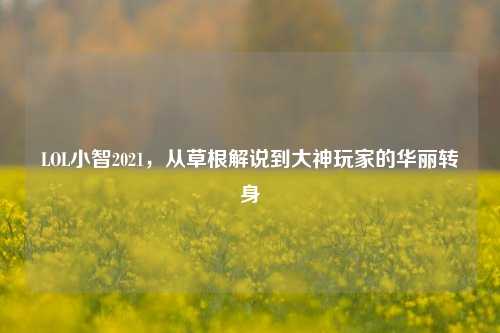 LOL小智2021,从草根解说到大神玩家的华丽转身