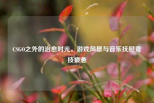CSGO之外的治愈时光,游戏风景与音乐抚慰竞技疲惫