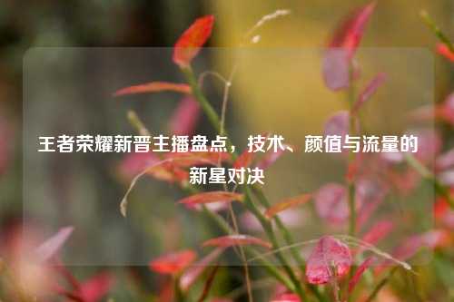 王者荣耀新晋主播盘点，技术、颜值与流量的新星对决