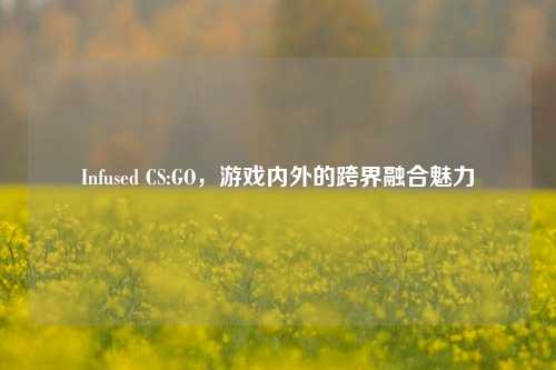 Infused CS:GO，游戏内外的跨界融合魅力