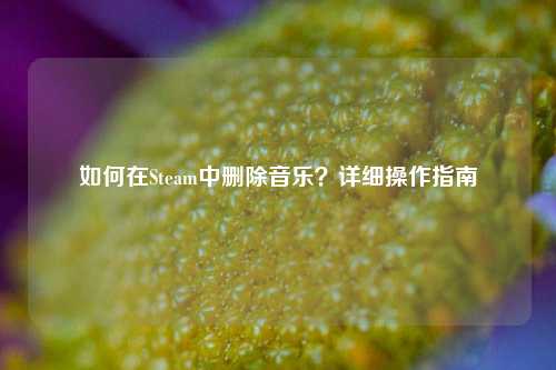 如何在Steam中删除音乐?详细操作指南