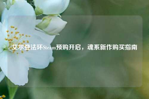艾尔登法环Steam预购开启，魂系新作购买指南
