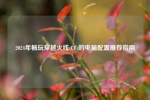 2024年畅玩穿越火线(CF)的电脑配置推荐指南