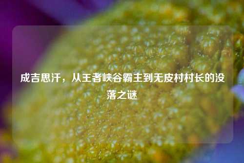 成吉思汗，从王者峡谷霸主到无皮村村长的没落之谜