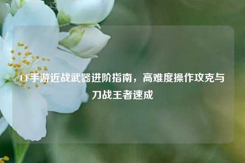 CF手游近战武器进阶指南，高难度操作攻克与刀战王者速成