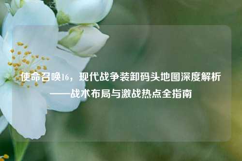 使命召唤16,现代战争装卸码头地图深度解析——战术布局与激战热点全指南
