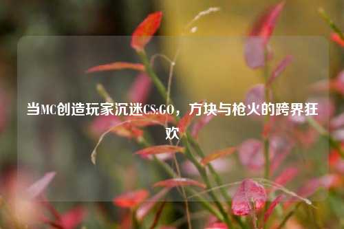 当MC创造玩家沉迷CS:GO,方块与枪火的跨界狂欢