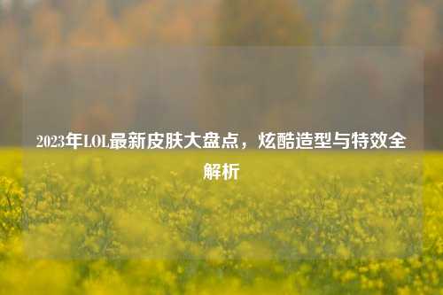 2023年LOL最新皮肤大盘点,炫酷造型与特效全解析