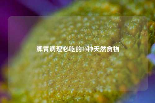 脾胃调理必吃的10种天然食物
