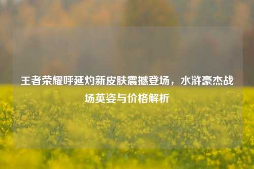 王者荣耀呼延灼新皮肤震撼登场,水浒豪杰战场英姿与价格解析