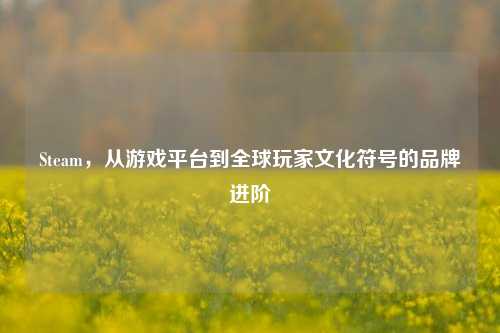 Steam，从游戏平台到全球玩家文化符号的品牌进阶