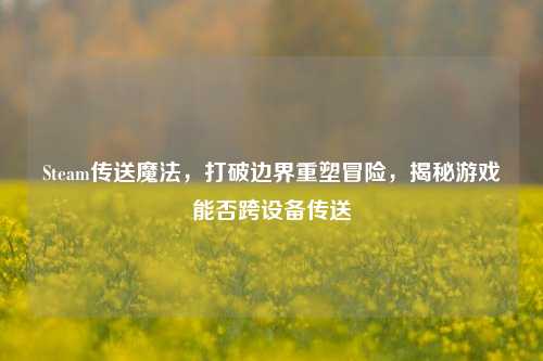 Steam传送魔法，打破边界重塑冒险，揭秘游戏能否跨设备传送