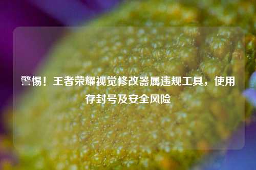 警惕！王者荣耀视觉修改器属违规工具，使用存封号及安全风险