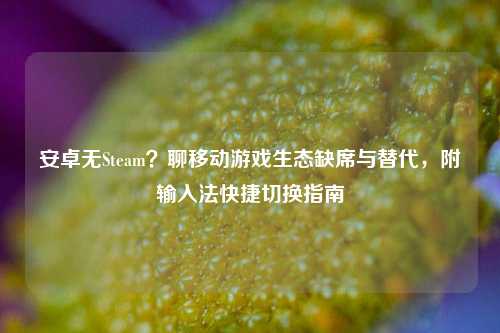 安卓无Steam?聊移动游戏生态缺席与替代,附输入法快捷切换指南